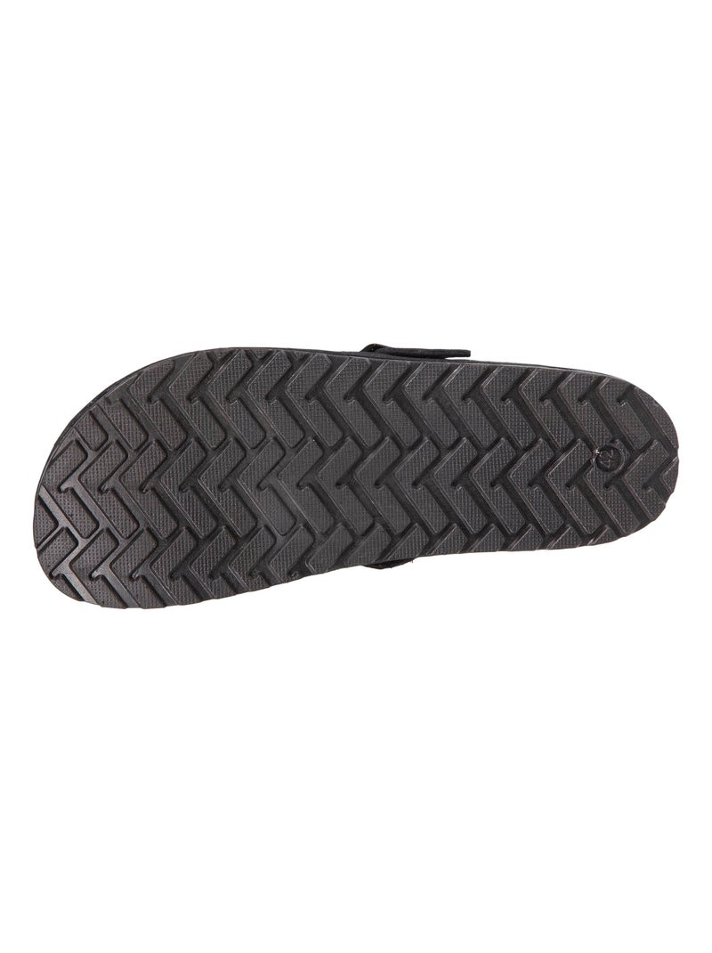 Zoccoli pelle, suola extra flessibile isotoner Nero - Kiabi
