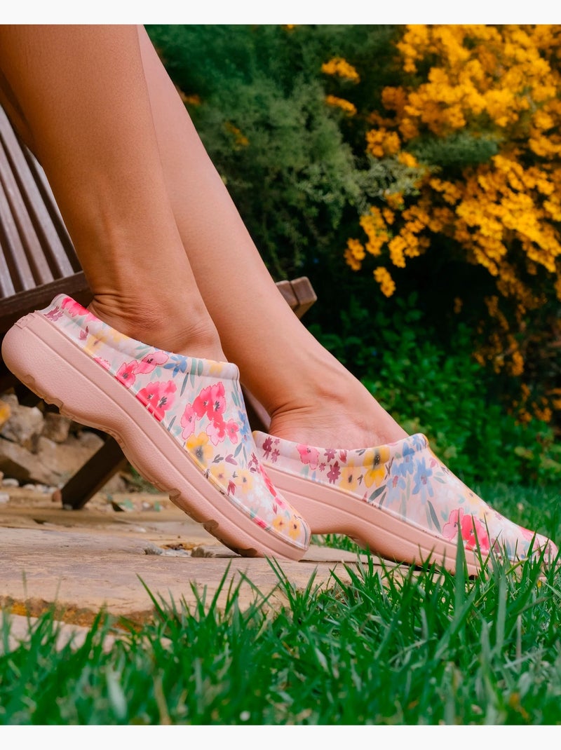 Zoccoli per il giardinaggio, comodi, resistenti e leggeri Isotoner Rosa/Multicolore - Kiabi