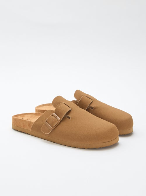 Zoccoli sabot effetto scamosciato - Kiabi