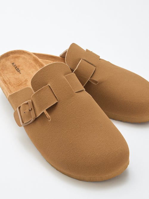 Zoccoli sabot effetto scamosciato - Kiabi