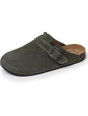 Zoccoli soletta in pelle extra-flex - toppa comfort sul tallone isotoner