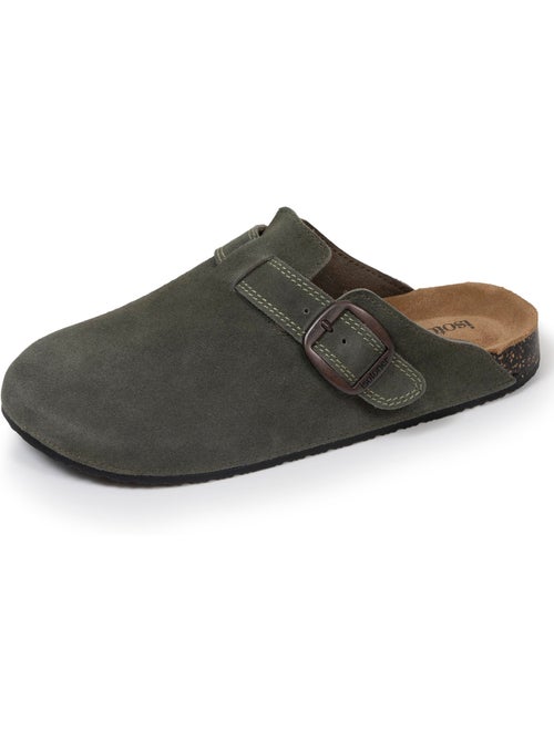 Zoccoli soletta in pelle extra-flex - toppa comfort sul tallone isotoner - Kiabi Zoccoli soletta in pelle extra-flex - toppa comfort sul tallone isotoner - Kiabi