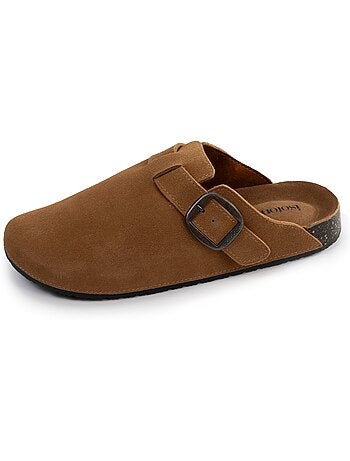 Zoccoli soletta in pelle extra-flex - toppa comfort sul tallone isotoner