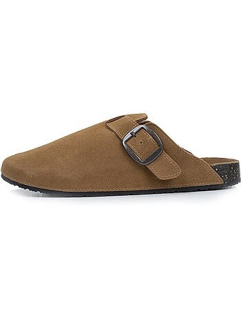Zoccoli soletta in pelle extra-flex - toppa comfort sul tallone isotoner