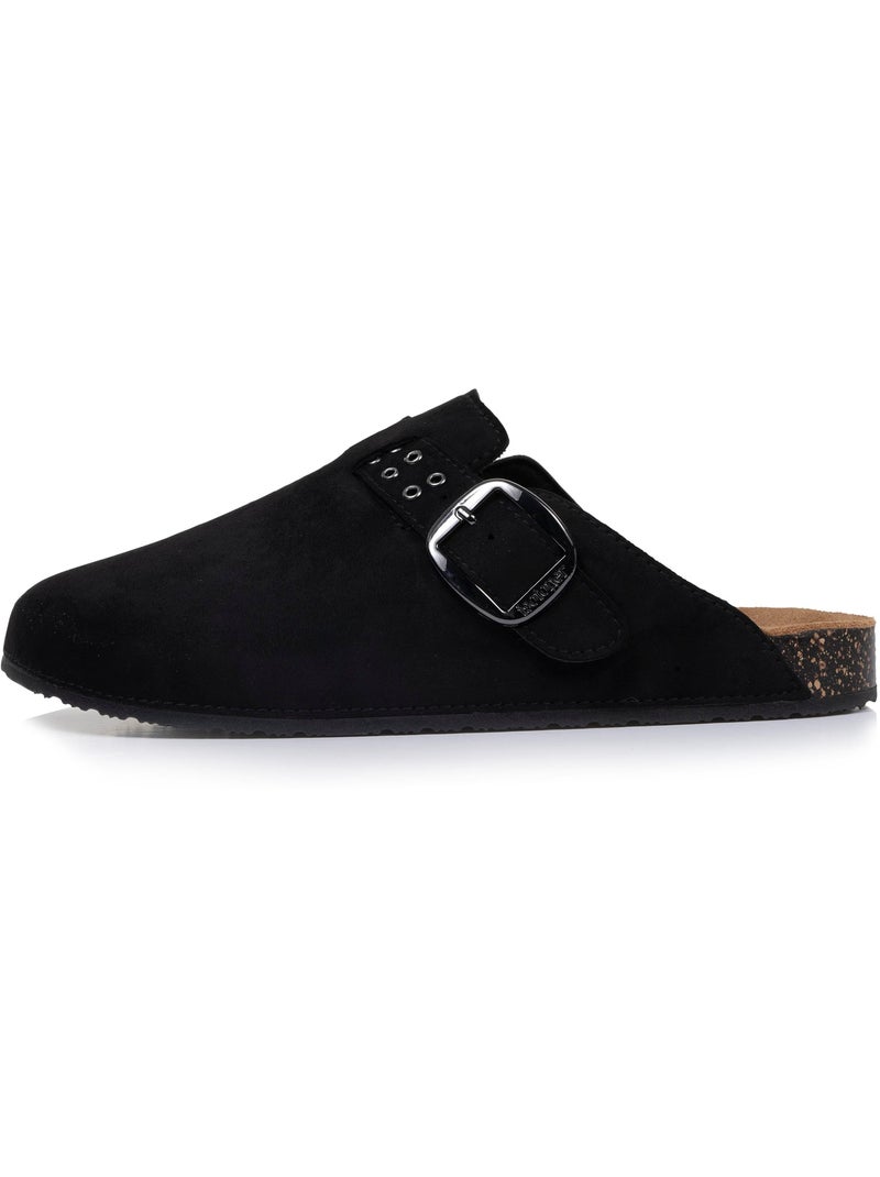 Zoccoli Soletta in pelle extra-flex - Toppa comfort sul tallone  Isotoner Nero - Kiabi