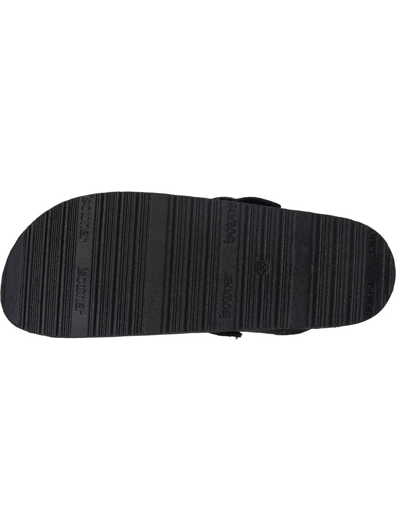 Zoccoli Soletta in pelle extra-flex - Toppa comfort sul tallone  Isotoner Nero - Kiabi