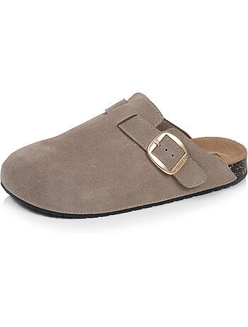 Zoccoli soletta in pelle extra-flex - toppa comfort sul tallone isotoner