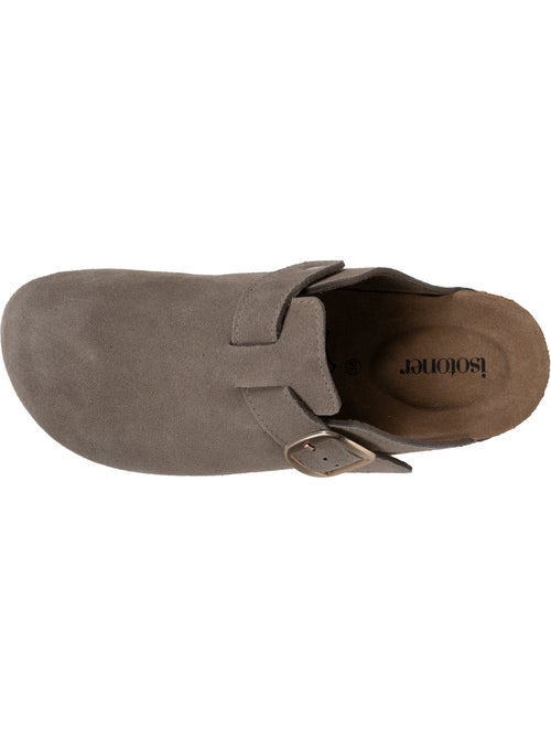 Zoccoli soletta in pelle extra-flex - toppa comfort sul tallone isotoner - Kiabi Zoccoli soletta in pelle extra-flex - toppa comfort sul tallone isotoner - Kiabi