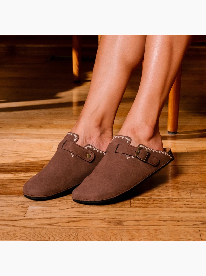 Zoccoli suola extra-flex e leggera, patch sul tallone ultra-confortevole  Isotoner Marrone cioccolato - Kiabi