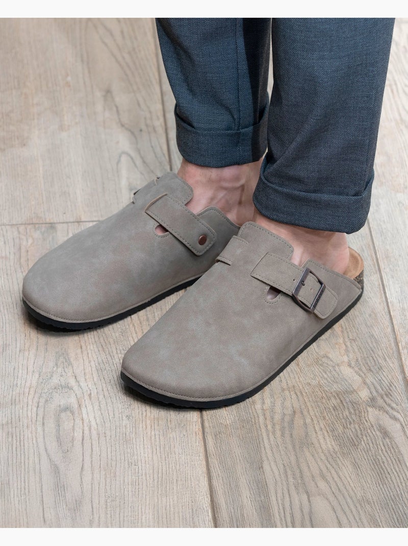 Zoccoli suola extra-flex e leggera, toppa comfort sul tallone  Isotoner Tortora - Kiabi