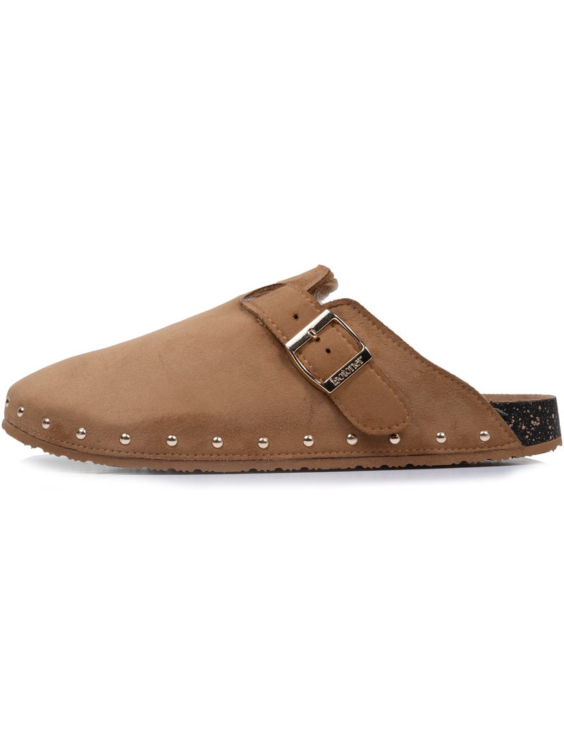 Zoccoli suola extra-flex, leggera, patch sul tallone Cammello - Kiabi