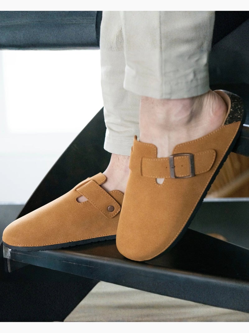 Zoccoli Suola extra-flex, leggera, patch sul tallone  Isotoner Cammello - Kiabi