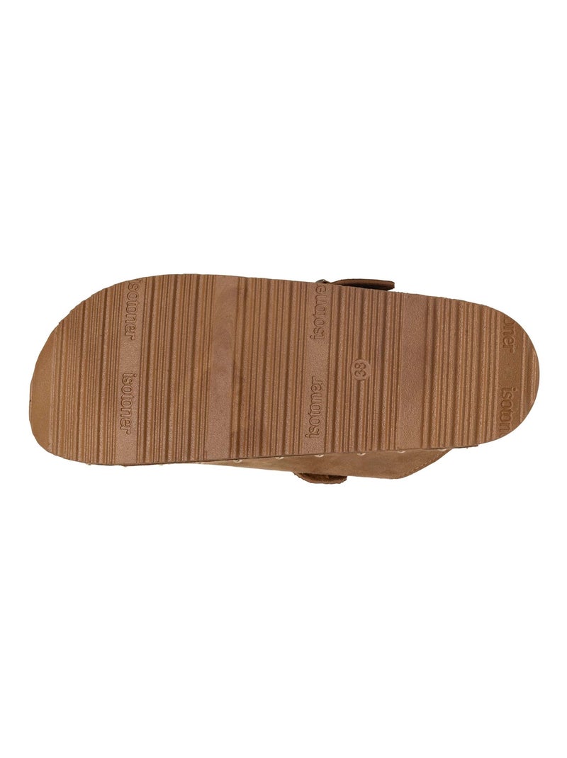 Zoccoli Suola extra-flex, leggera, patch sul tallone  Isotoner Cammello - Kiabi