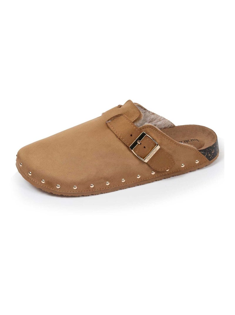 Zoccoli Suola extra-flex, leggera, patch sul tallone  Isotoner Cammello - Kiabi
