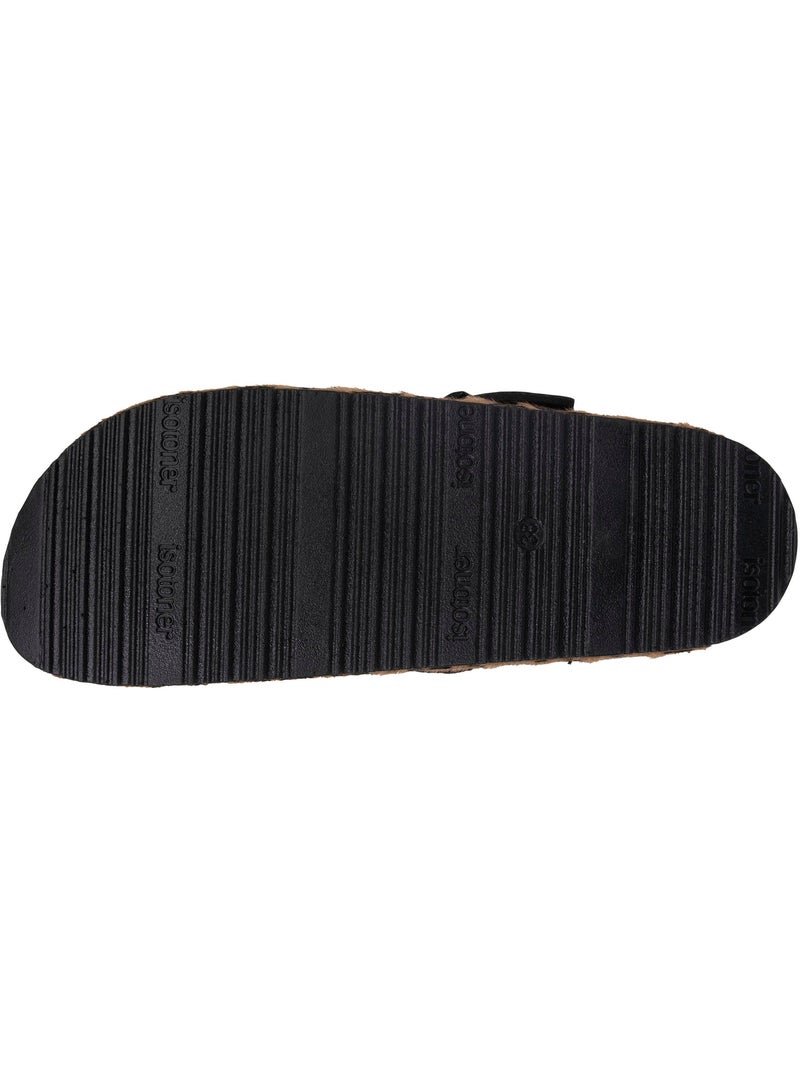 Zoccoli suola extra-flex, leggera, patch sul tallone isotoner Nero Marrone - Kiabi