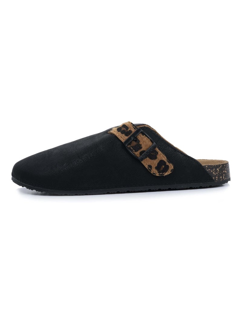 Zoccoli Suola extra-flex, leggera, patch sul tallone  Isotoner Nero Nero Bianco - Kiabi