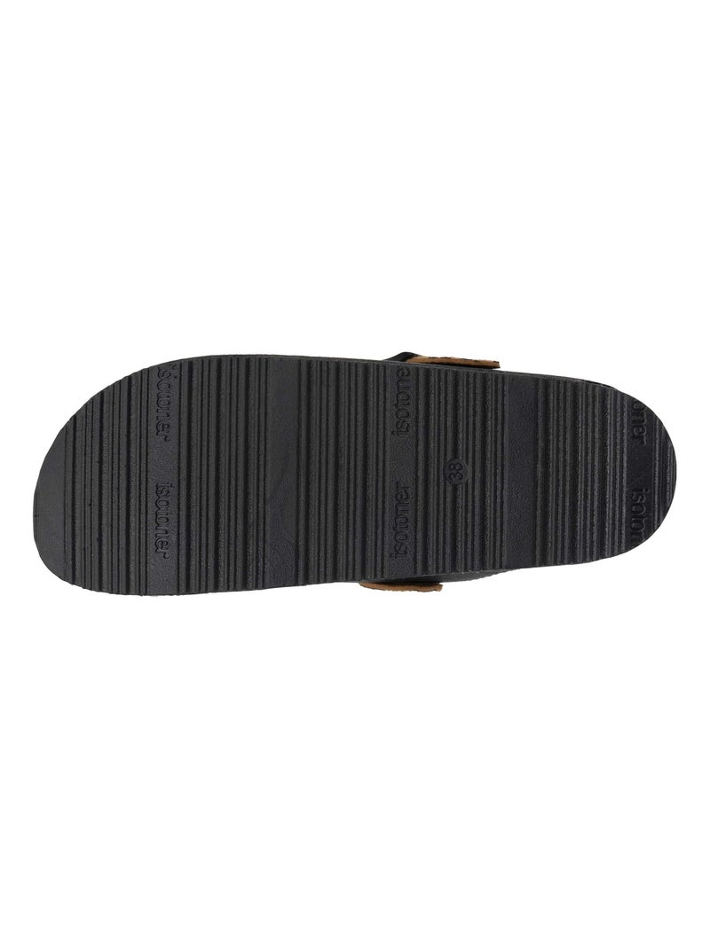 Zoccoli Suola extra-flex, leggera, patch sul tallone  Isotoner Nero Nero Bianco - Kiabi
