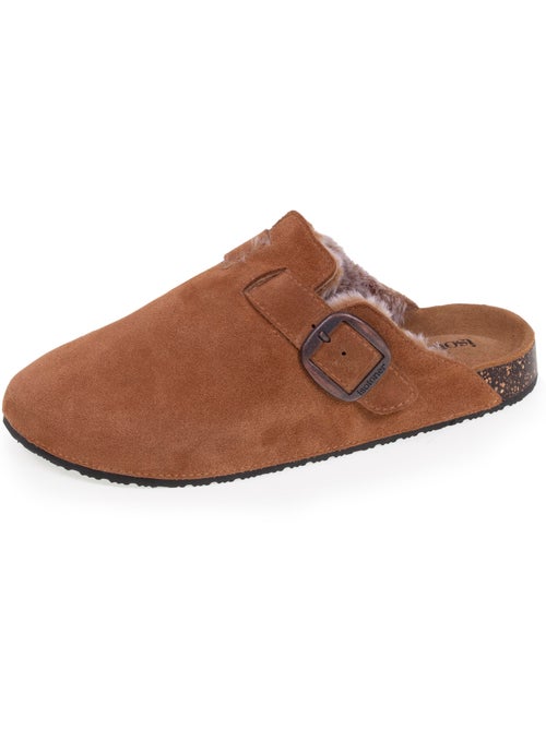 Zoccoli tomaia in pelle, suola extraflessibile, leggera, patch per il tallone isotoner - Kiabi Zoccoli tomaia in pelle, suola extraflessibile, leggera, patch per il tallone isotoner - Kiabi