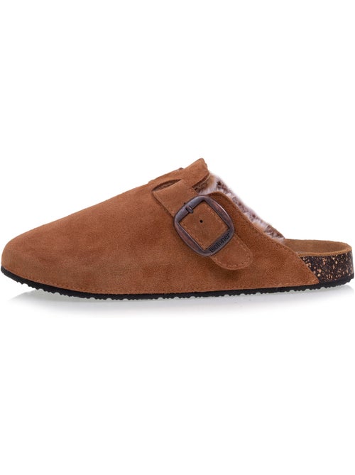 Zoccoli tomaia in pelle, suola extraflessibile, leggera, patch per il tallone isotoner - Kiabi Zoccoli tomaia in pelle, suola extraflessibile, leggera, patch per il tallone isotoner - Kiabi