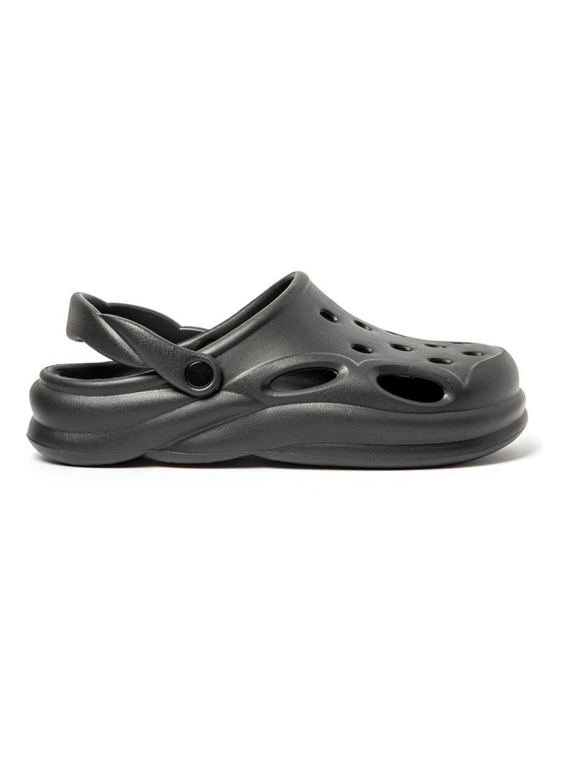 Zoccoli Unisex suola in gomma antiscivolo Nero - Kiabi