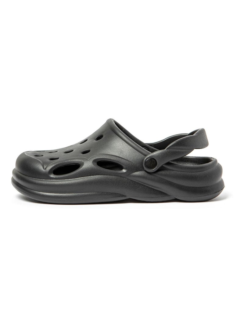 Zoccoli Unisex suola in gomma antiscivolo Nero - Kiabi