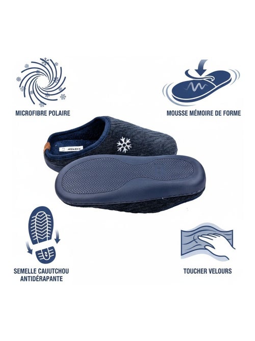 Zoccoli uomo inverno foderati NU10927 - Kiabi