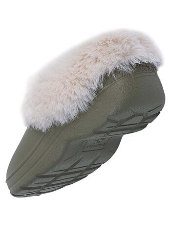 Zoccoli zoccolo molto confortevole con calze foderate rimovibili Isotoner