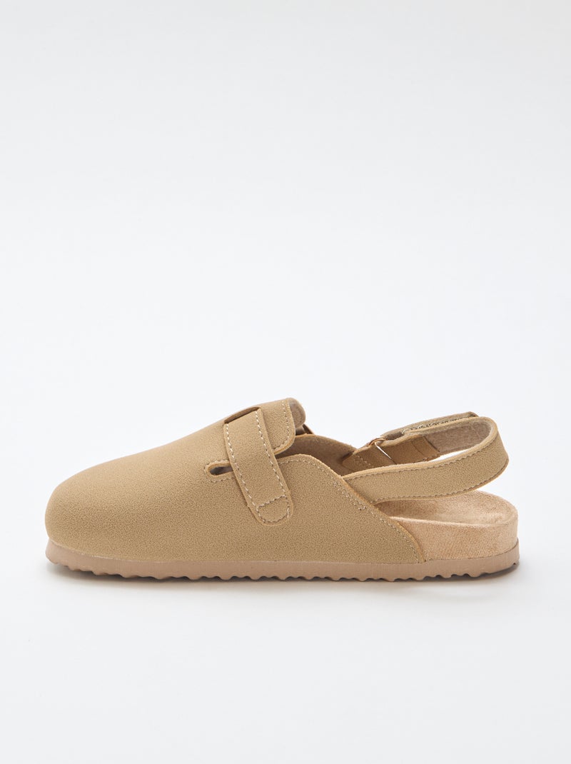 Zoccolo in suedette Beige - Kiabi
